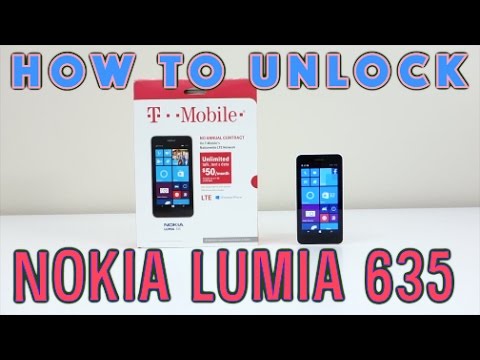 unlock nokia lumia 635